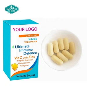 Nutrifirst Custom Label Vitamin Quercetin Maitake Mushroom Astragalus Propolis Extract Complex Tablets for Immunity