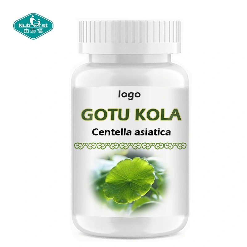 Nutrifirst Private Label Customized Premium Gotu Kola Centella Asiatica Herbal Supplement Powder for Skin Health