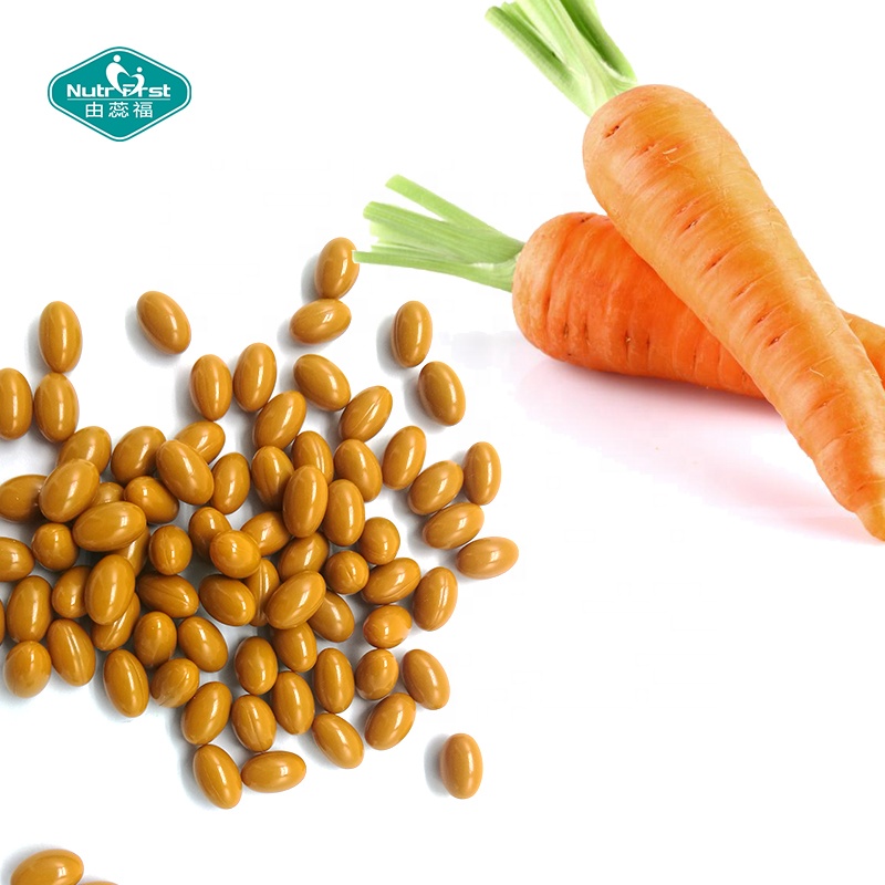 Nutrifirst Custom Customization Supplement Lutein Vitamin a Beta Carotene Softgel