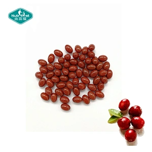 Herbal Equivalent Supplement Cranberry Extract Vitamin E Capsules Softgel