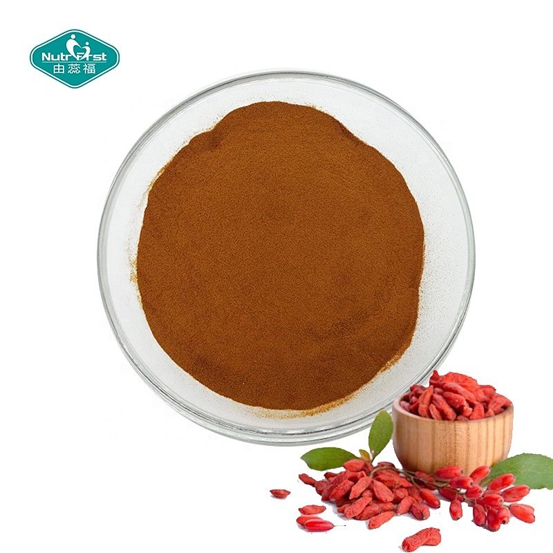 Chinese Wholesale Organic Goji Fruit Juice Powder Wolfberry Extract Goji Berry Freeze Dried Powder Water Soluble