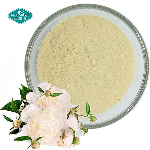 Raíz de peonía blanca PE Paeoniflorin Extracto en polvo Paeonia lactiflora Pall Peony Extracto CAS 23180-57-6