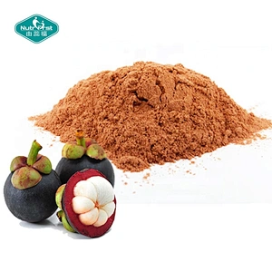 Extracto de fruta de mangostán púrpura orgánico Nutrifirst Polvo de jugo de fruta de Garcinia Mangostana liofilizado a granel