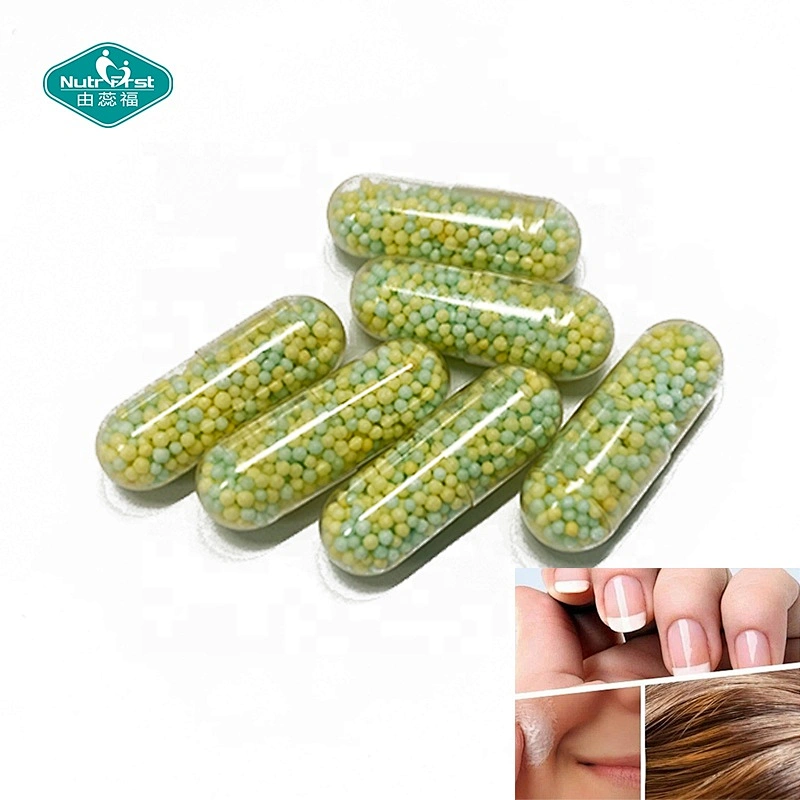 Nutrifirst Customize Formula Vegan Hair Skin Nails Multi Vitamin Zinc Copper Biotin Capsule with Slow Release