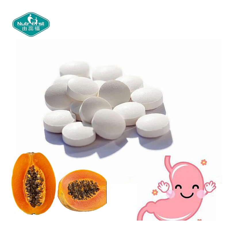 Nutrifirst contiene tabletas masticables complejas de mezcla de enzimas múltiples de papaína para la absorción de nutrientes