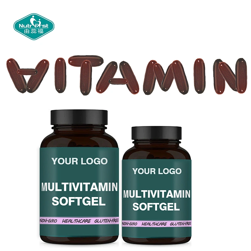 Customized Supplement Multivitamin Calcium Magnesium Softgel