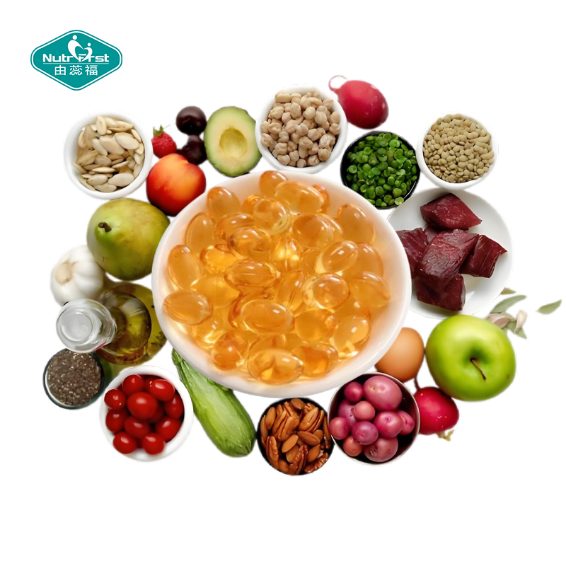 Nutrifirst Custom Customization OEM Vitamin a C E Benefits for Skin Boosts Immune System Super Antioxidant Softgel Capsules