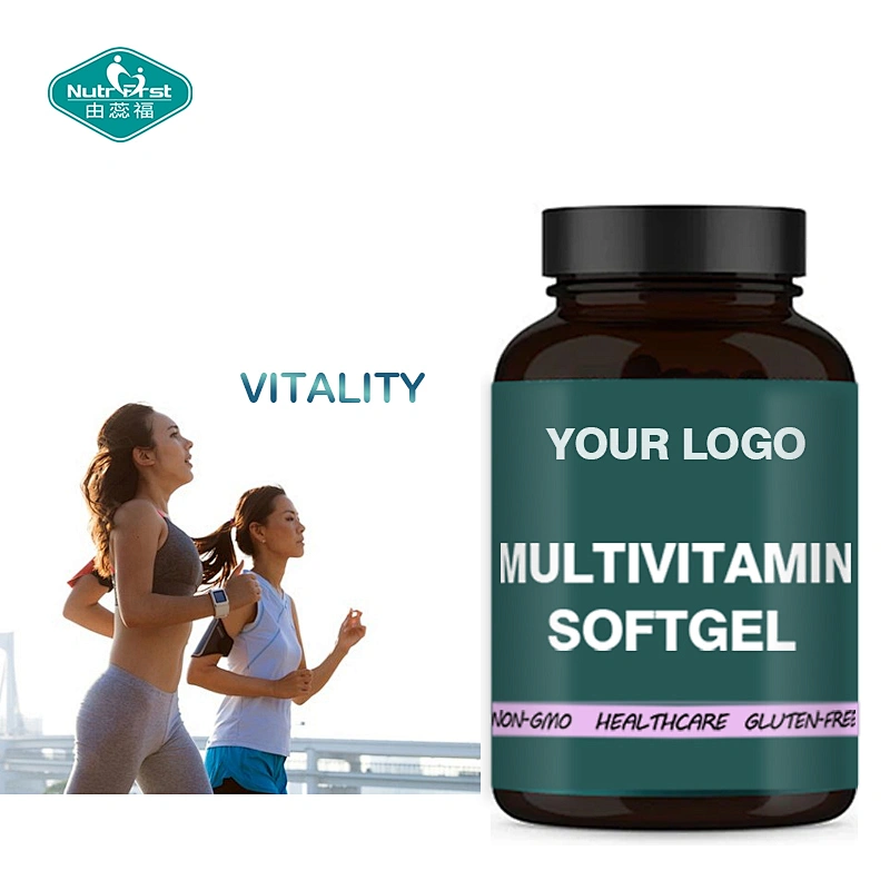 Customized Supplement Multivitamin Calcium Magnesium Softgel
