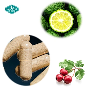 Researched Formulation Heart Health Supplement CoQ10 Ubiquinol Bergamot Hawthorne Berry Capsule for Cardiovascular System