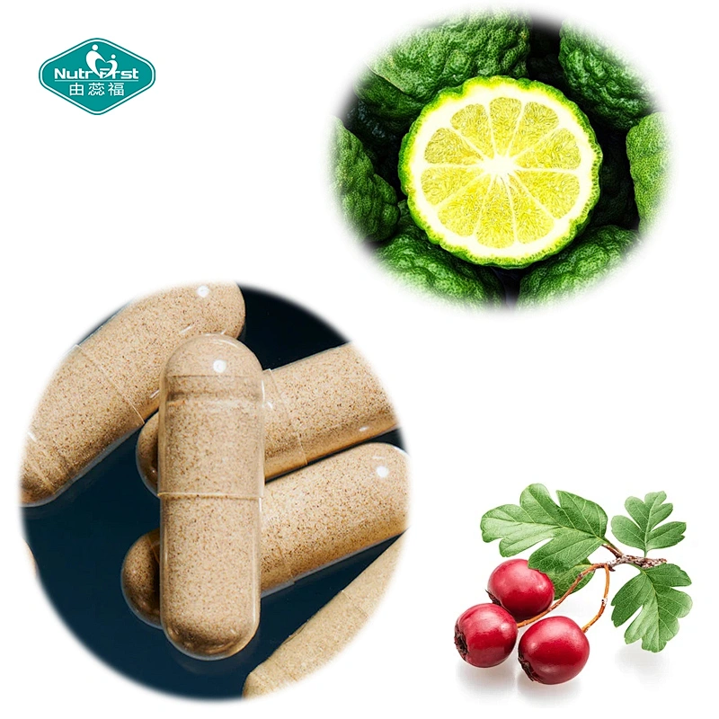 Researched Formulation Heart Health Supplement CoQ10 Ubiquinol Bergamot Hawthorne Berry Capsule for Cardiovascular System