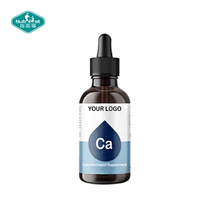 Nutrifirst Liquid Calcium Citrate Drops Mineral Nutrients Supplement Oral Liquid Drops