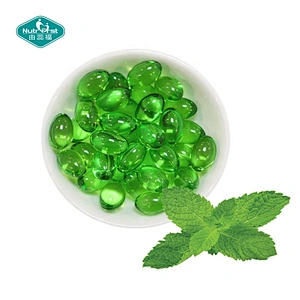 Custom Label Herb Plant Supplements Peppermint Oil Enteric Coated Sofgel Capsules with Bespoke Packing