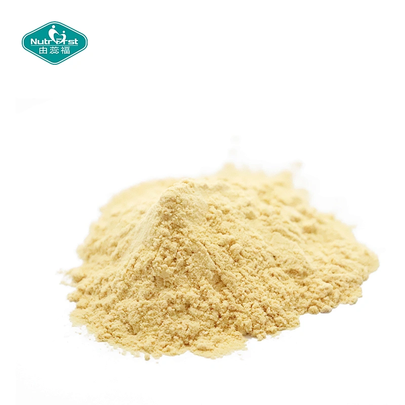 El cliente de Nutrifirst personalizó el polvo de fruta de melocotón amarillo seco congelado 100% natural para batidos para hornear helados a granel