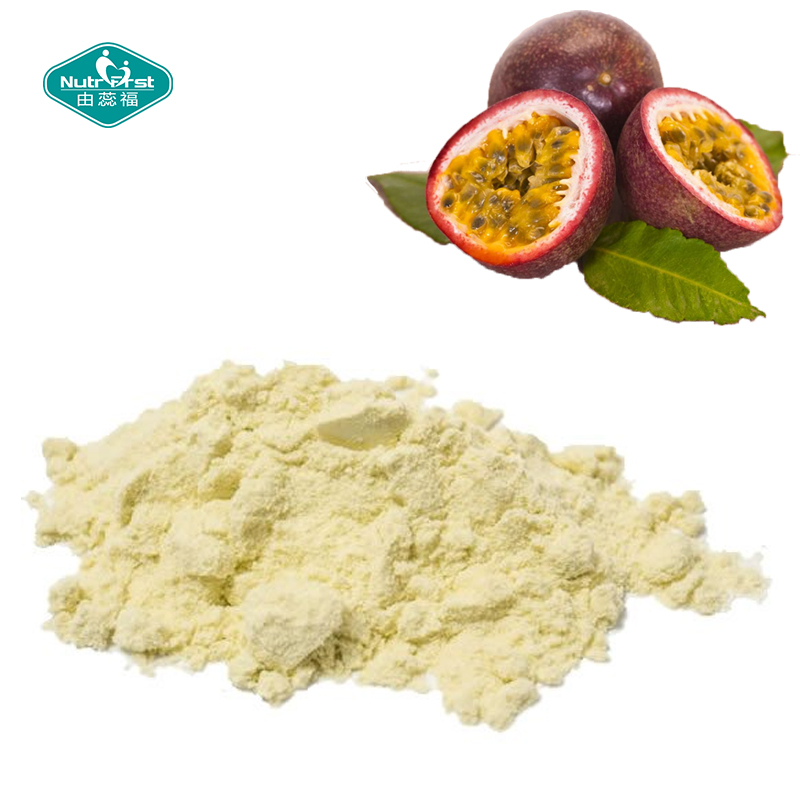 Nutrifirst-polvo de extracto de maracuyá de calidad alimentaria, secado por pulverización y liofilizado, soluble en agua para batidos para hornear helados