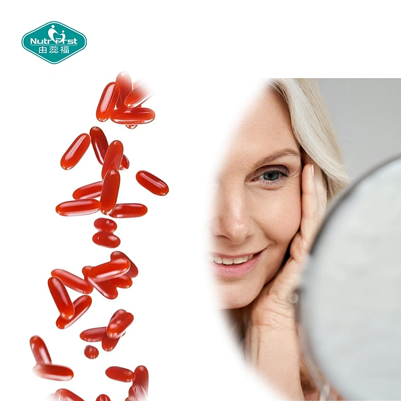 Embalaje a medida Producto de belleza CoQ10 Minerales Vitamina A Envejecimiento lento Salud de la piel Cápsula blanda