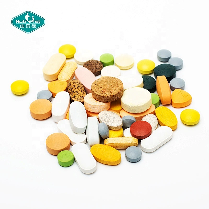 Suplementos de formulación a medida, píldoras de biotina de vitaminas, tableta de biotina para la piel de las uñas del cabello para el crecimiento de las uñas de la piel del cabello