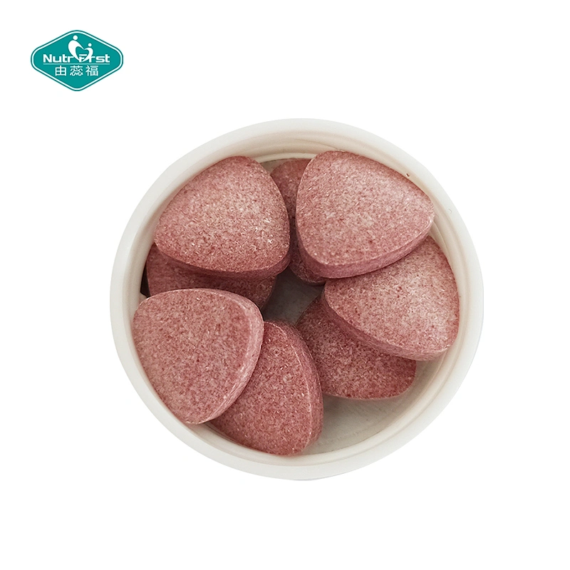 Nutrifirst Private Label Formulación a medida Saúco Sambucus Vitamina C Zinc Tableta masticable para adultos