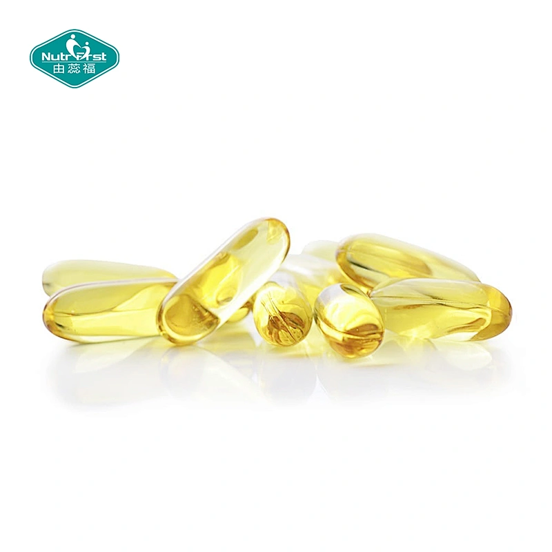 Nutrifirst Sabor personalizado Omega-3 Soft Gel DHA EPA Limón Sabor Aceite de pescado Softgel con embalaje personalizado