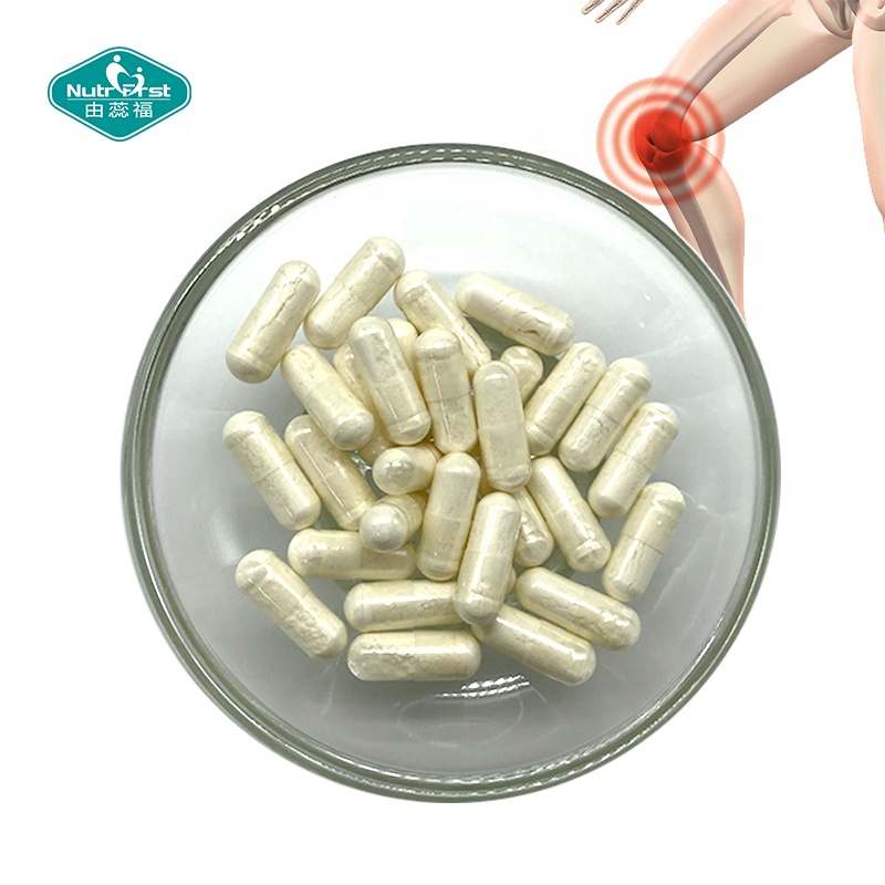Nutrifirst White Label Sport Supplement Glucosamine Chondroitin Turmeric MSM Capsules for Knee Joint Support