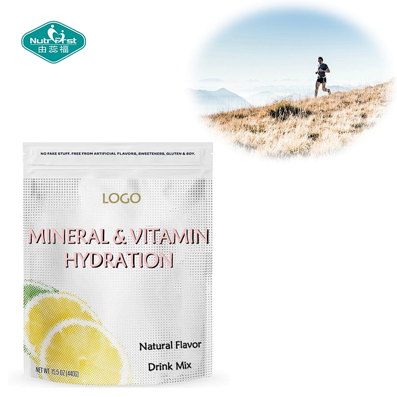 Gluten-free Sport Exercise Supplement Hydration Electrolytes Water Replenish Multivitamin Magnesium Calcium Drink Powder