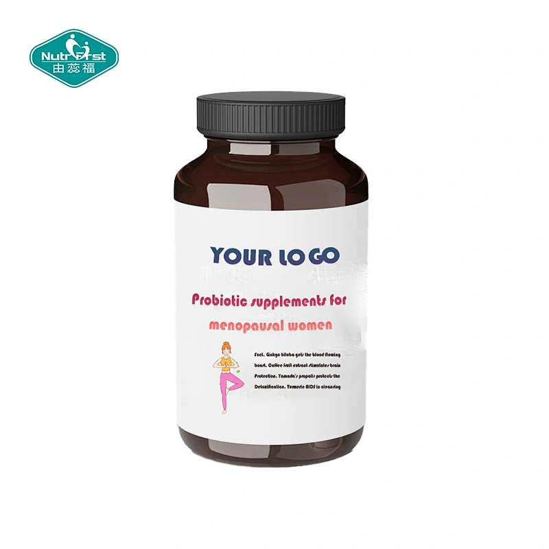 Suplementos para la menopausia femenina Cápsula probiótica de extracto de hierbas con extracto de raíz de cúrcuma de fruta de pimienta negra