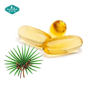 Suplemento para la salud de la próstata de los hombres a base de hierbas Nutrifirst, cápsulas de gelatina blanda de aceite de extracto de fruta de palma enana americana para hombre