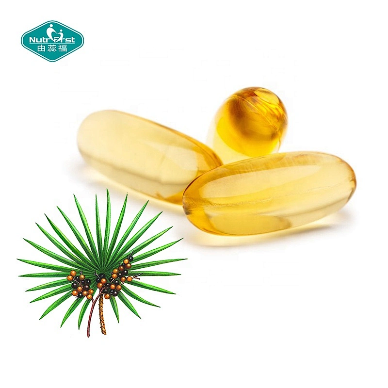 Suplemento para la salud de la próstata de los hombres a base de hierbas Nutrifirst, cápsulas de gelatina blanda de aceite de extracto de fruta de palma enana americana para hombre