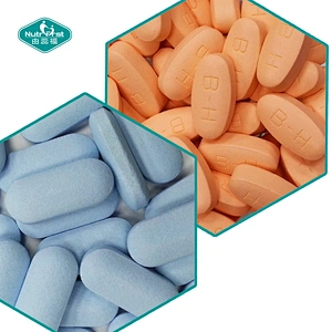 Suplemento multivitamínico de formulación a medida Nutrifirst, tableta de refuerzo inmunológico mineral multivitamínico, caramelo masticable