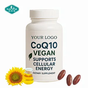 Nutrifirst Private Label Coenzyme Q10 Vegan Formula Softgel for Heart Health and Cellular Energy Support