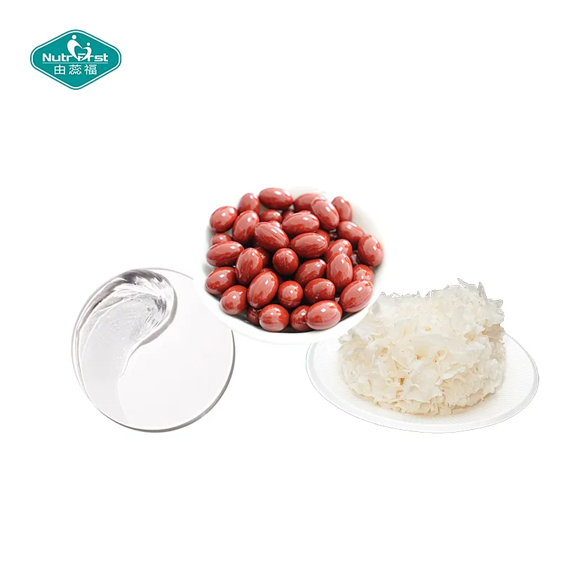 Nutrifirst Custom Customization OEM Helps Skin Stretch and Flex Reduces Skin Wrinkles and Lines Hyaluronic Acid Softgel Capsules