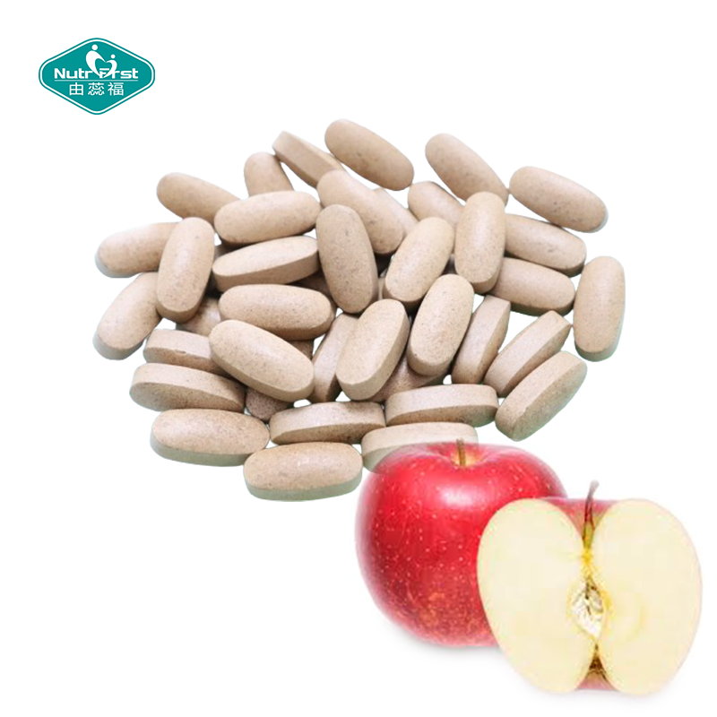 Los suplementos dietéticos en tabletas de vinagre de sidra de manzana Nutrifirst apoyan la pérdida de peso