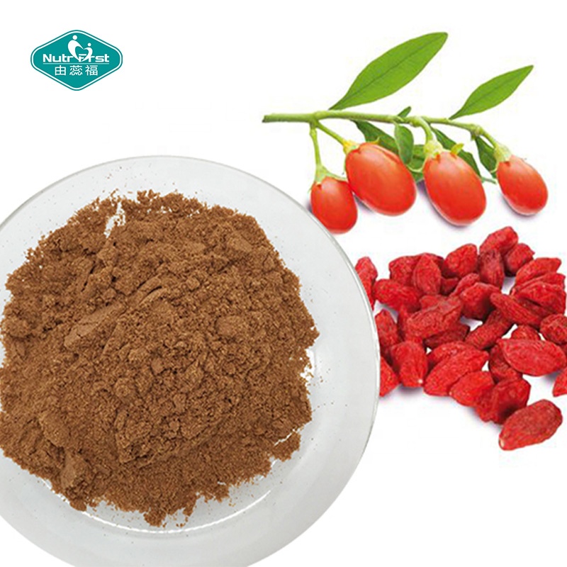 Chinese Wholesale Organic Goji Fruit Juice Powder Wolfberry Extract Goji Berry Freeze Dried Powder Water Soluble