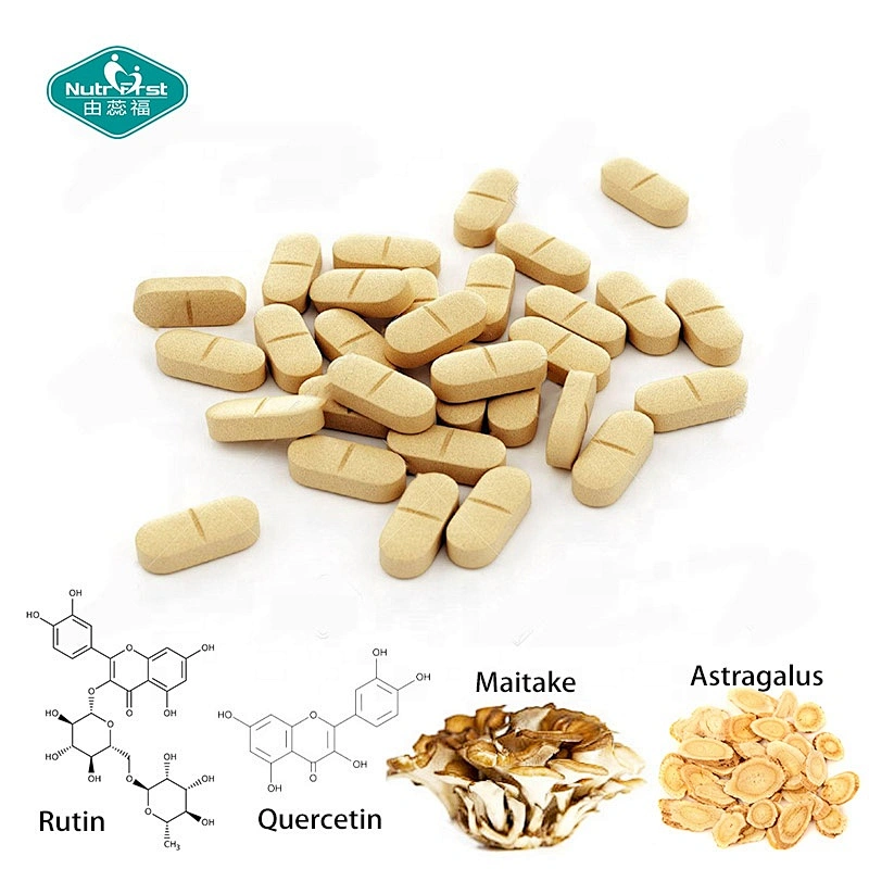 Nutrifirst Custom Label Vitamin Quercetin Maitake Mushroom Astragalus Propolis Extract Complex Tablets for Immunity