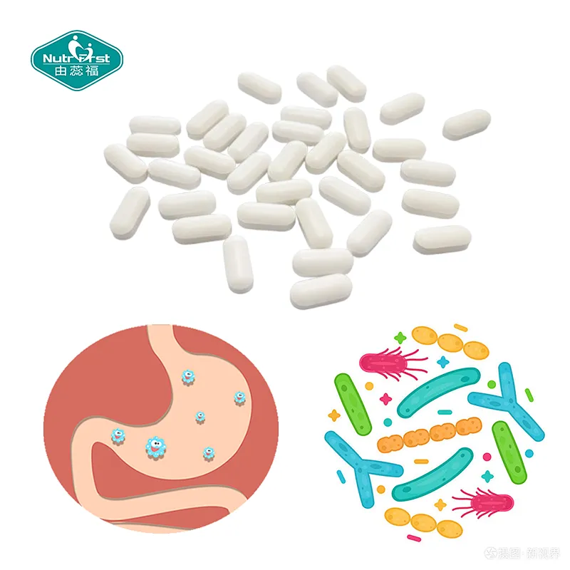 Nutrifirst OEM ayuda a la digestión tabletas probióticas Acidophilus a granel