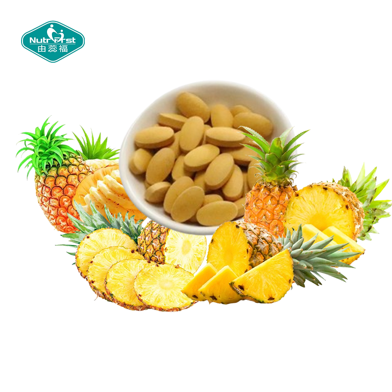 Nutrifirst Bromelain Tablets Supports Digestion Promotes Joint Health Dietary Supplement in Bulk