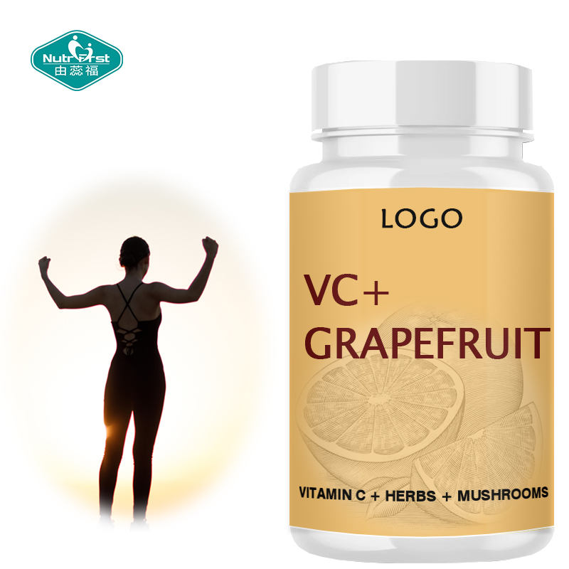 Contract Customized Manufacturer Herb Mushroom Extract Vitamin C Tablet