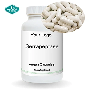 Private Label Vegan Serrapeptase Enzymes Capsules Enzyme Supplement