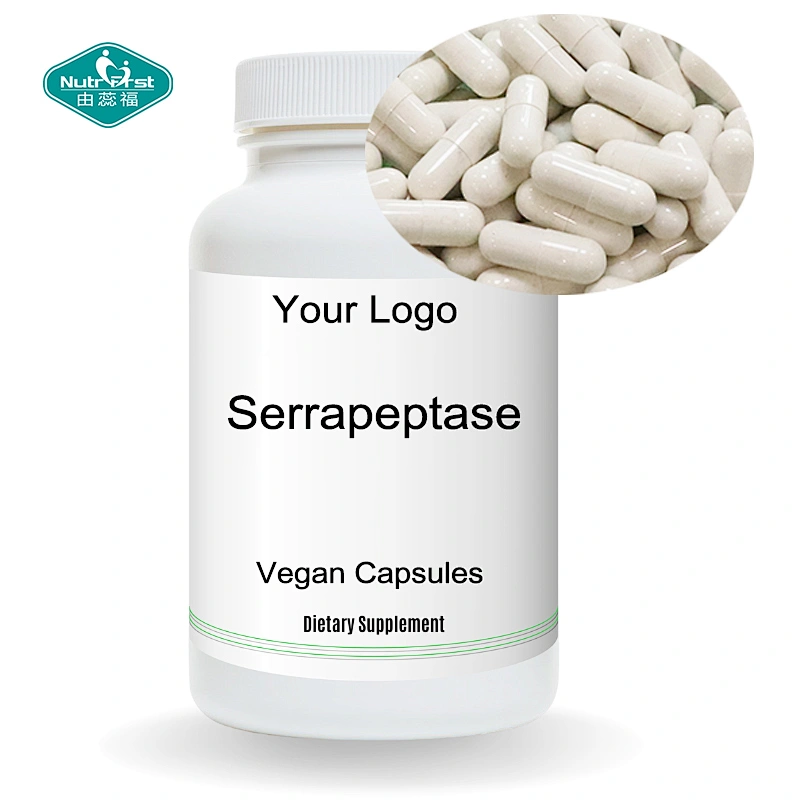 Private Label Vegan Serrapeptase Enzymes Capsules Enzyme Supplement