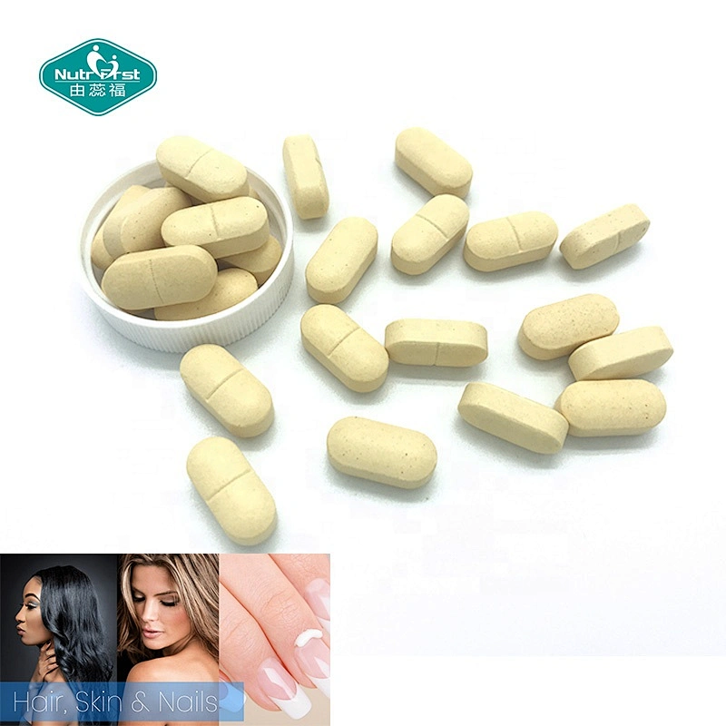 Bespoke Formulation Supplements Vitamins Biotin Pill Hair Nail Skin Biotin Tablet for Hair Skin Nails Growth