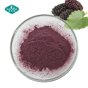 Nutrifirst aditivo alimentario 100% extracto de jugo concentrado puro liofilizado polvo de extracto de fruta de morera