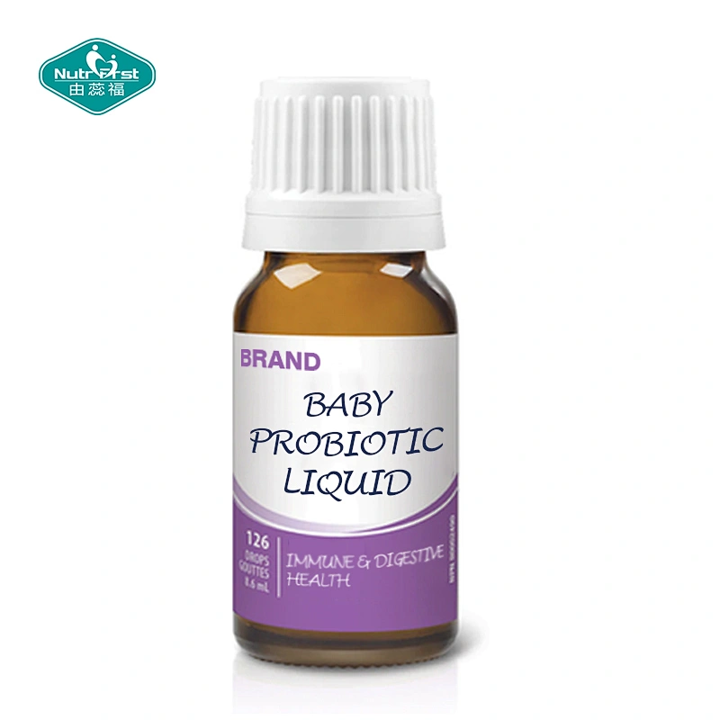OEM Customized Formulation Probiotic Supplement Baby Gastrointestinal Tract Health Liquid Drops for Immune System