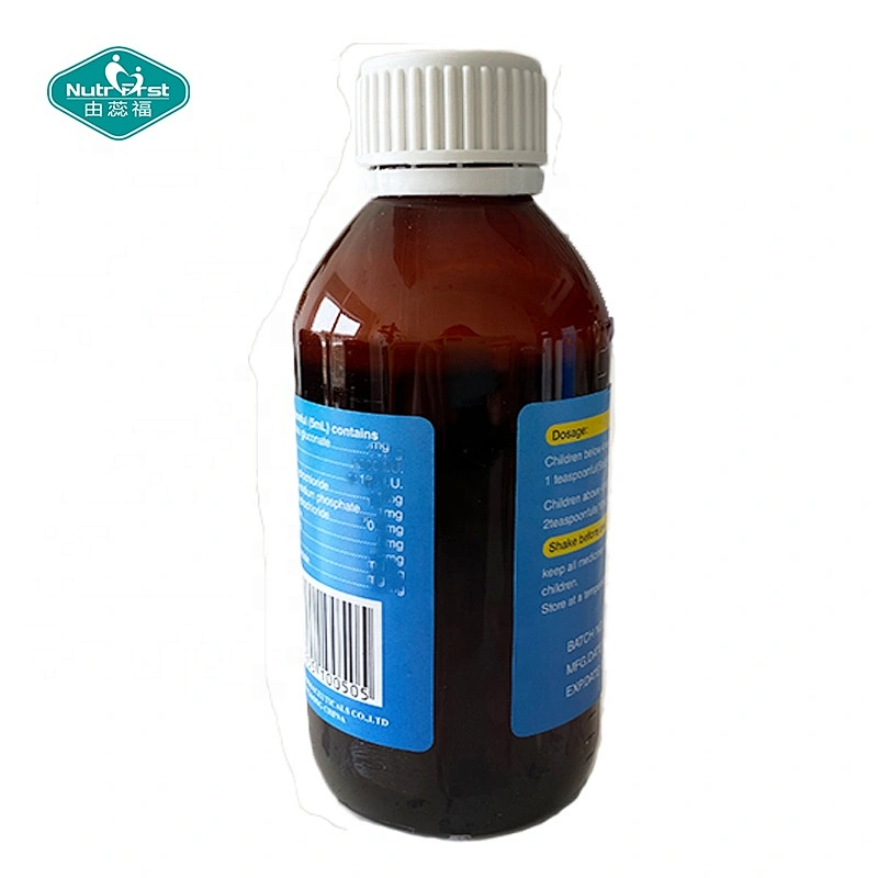 Nutrifirts, venta al por mayor, aceite de pescado con sabor a naranja, emulsión Omega 3, jarabe líquido de aceite de hígado de bacalao para niños