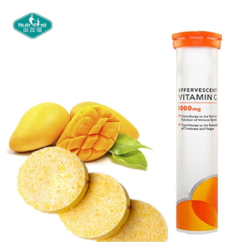 Nutrifirst Bespoke OEM ODM Formulation Supplements Health Drinks Vitamin C Effervescent Tablet VC