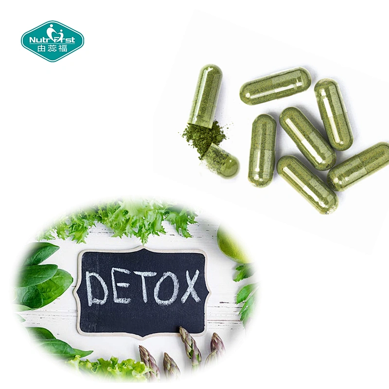 OEM Private Label Superfood Multivitamin Chlorophyll Minerals Algae Chlorella Vegan Capsule Rich in Protein