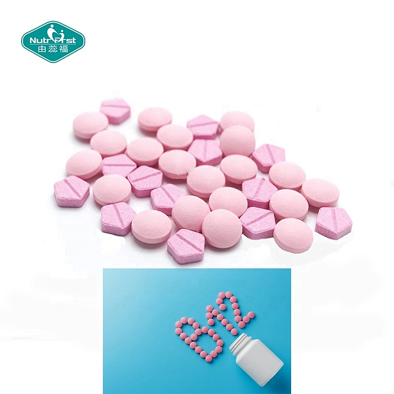 OEM Private Label Non-GMO Gluten Free Cherry Methyl Vitamin B12 Chewable Candy Tablets B-12 for Energy Support