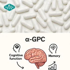 Cápsulas de fosfatidilserina alfa GPC potenciador de la función cognitiva Nutrifirst para la salud del cerebro