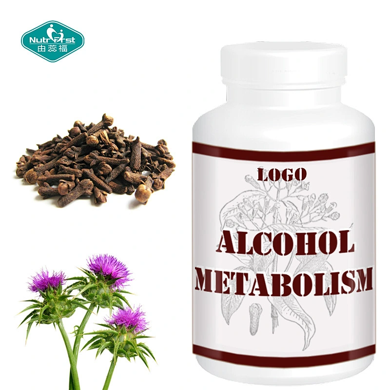 Nutrifirst Alcohol Metabolism Vitamins Clove Chlorophyllin Trans-resveratrol Vegan Capsule for Alcohol Metabolism