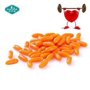 Nutrifirst Professional Manufacturer OEM Coenzyme Q10 Bulk Softgel Capsules CoQ10 100mg 200mg 300mg 500mg