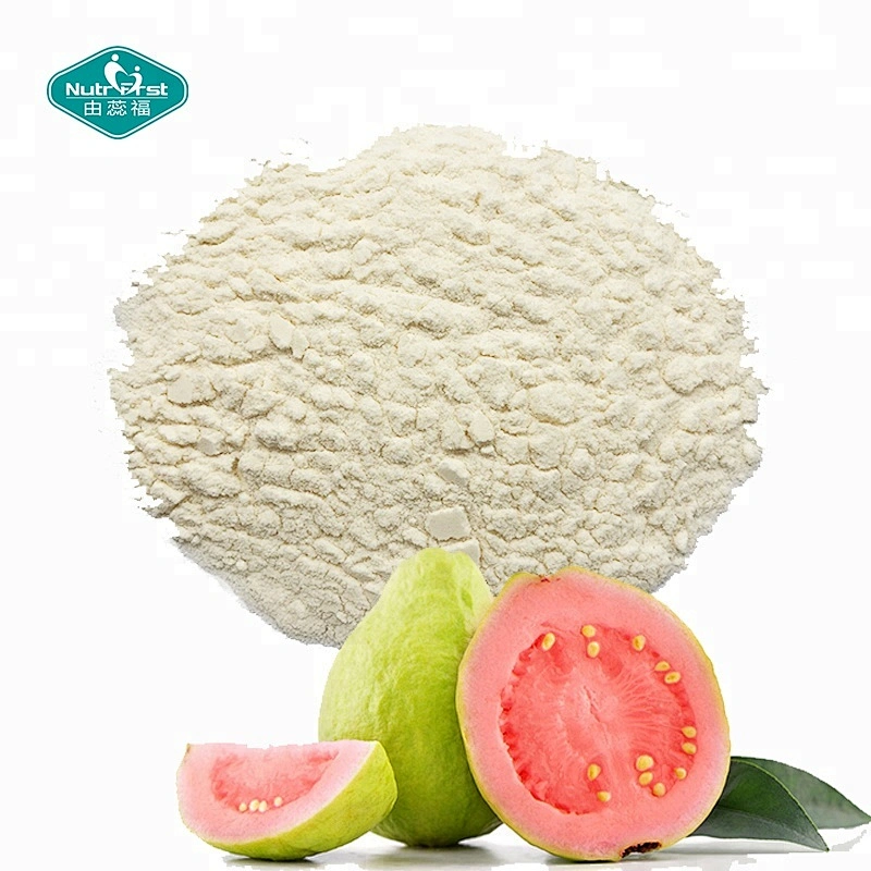 Extracto de fruta fabricante profesional 100% puro liofilizado deshidratado guayaba jugo de fruta bebida instantánea en polvo
