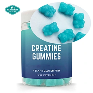 Gomitas de pectina con monohidrato de creatina vegana sin azúcar de marca privada